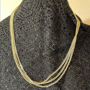 Vintage 12” Sarah Coventry Gold Chain Necklace c17